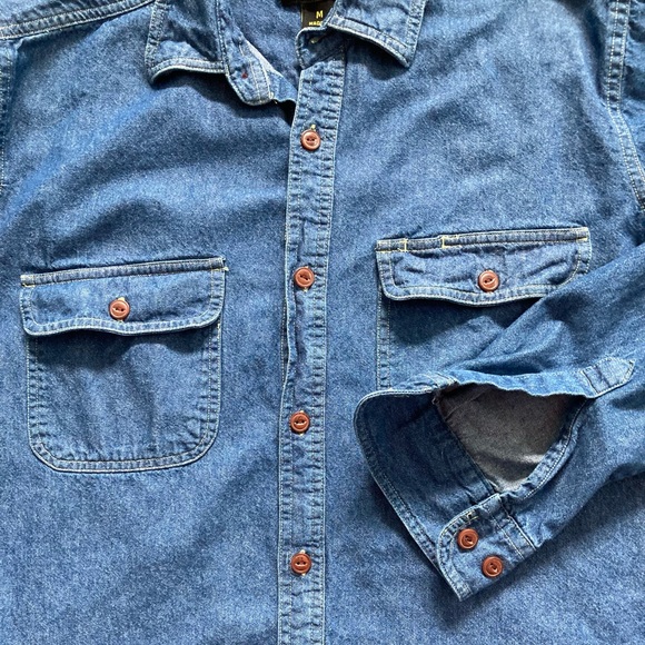 Denim Buttondown Shirt - Picture 3 of 9